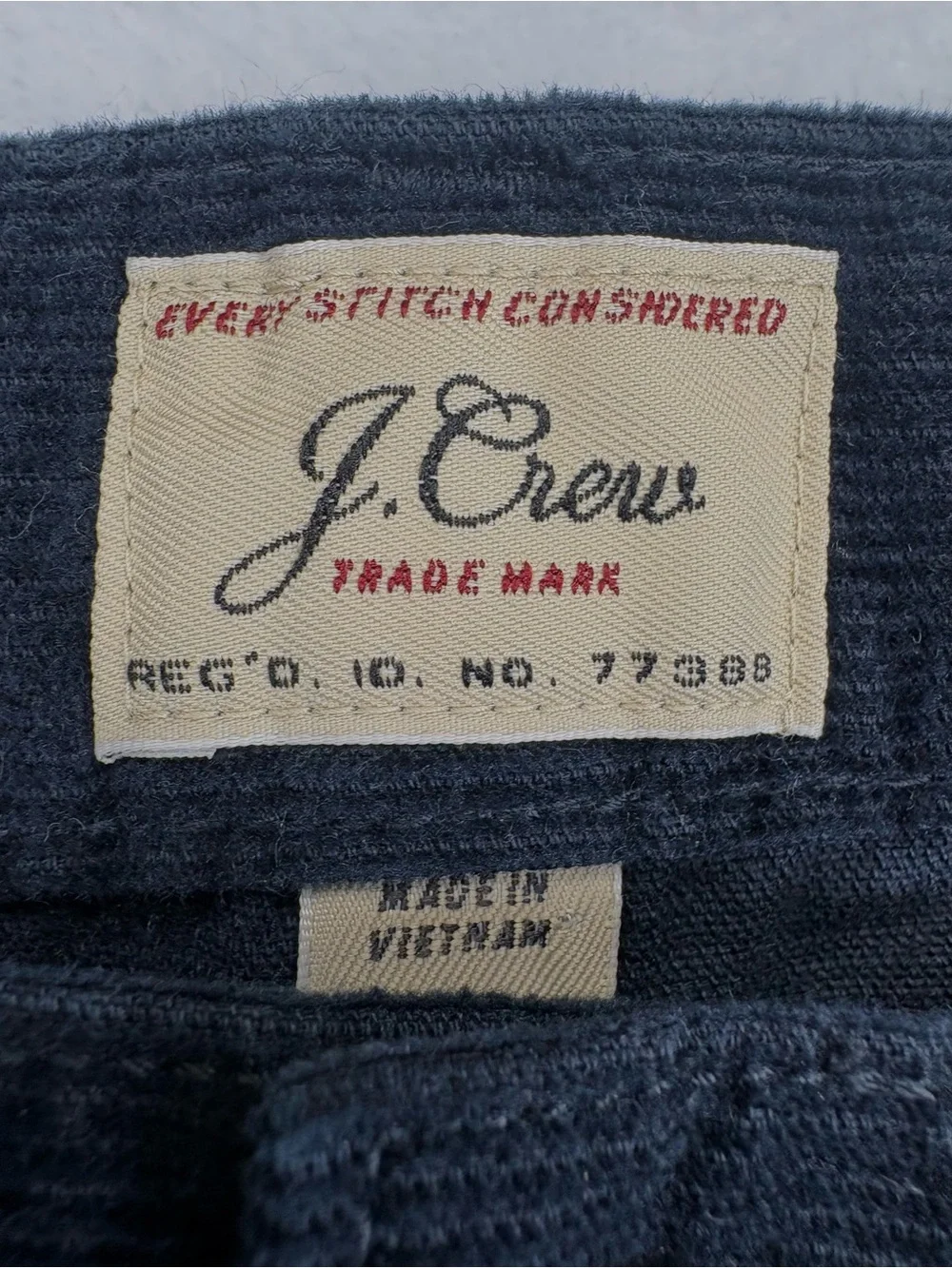 J. Crew durable corduroy